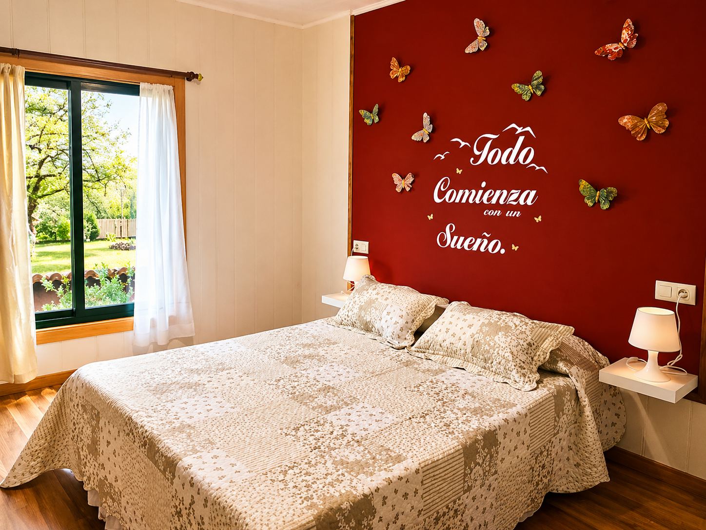 Dormitorio matrimonial del apartamento Estrella