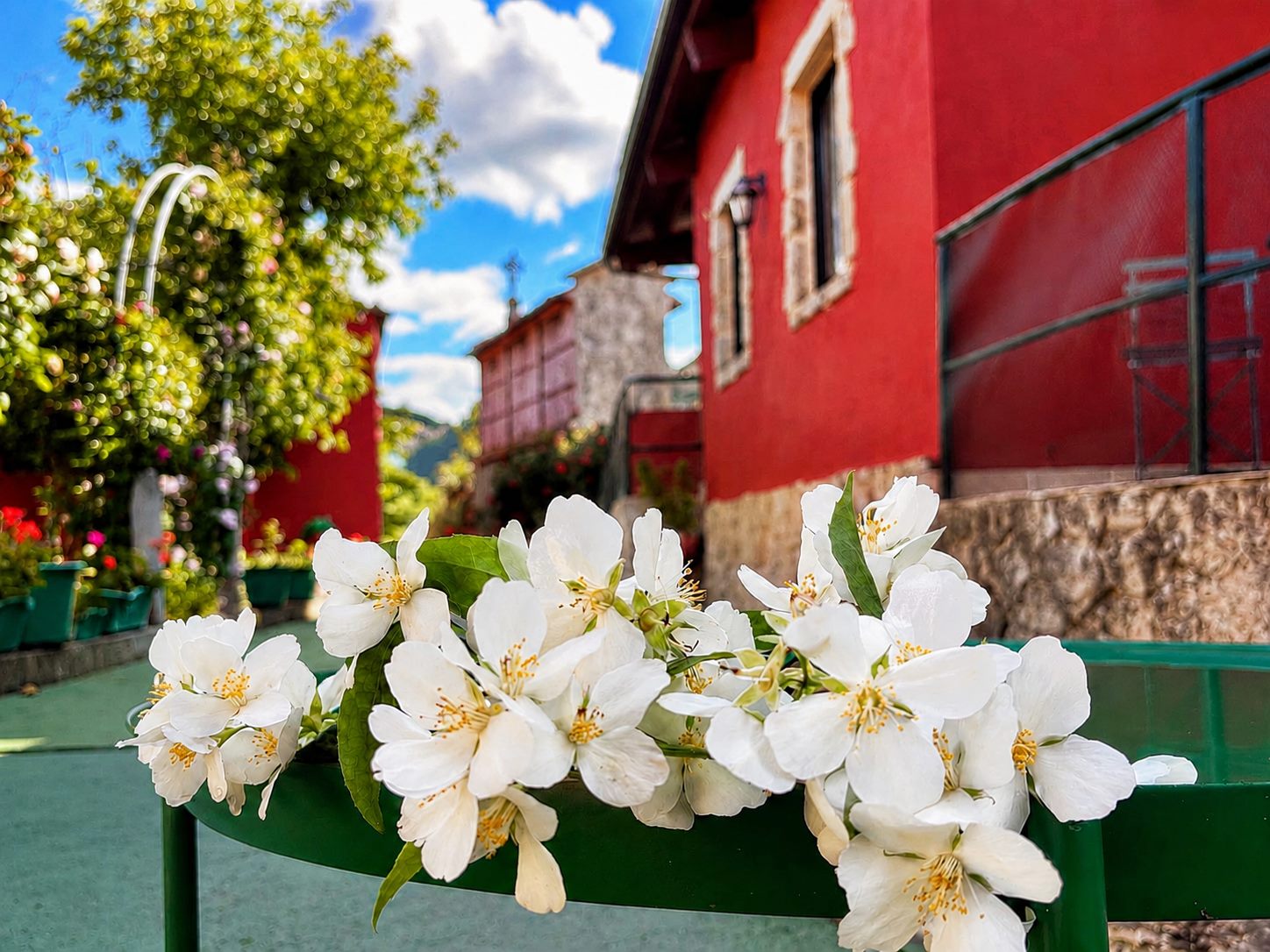 Exterior junto al apartamento Luna