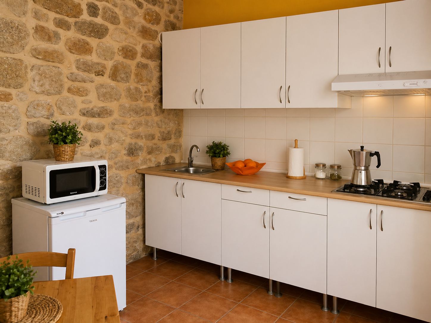 Cocina del apartamento Luna