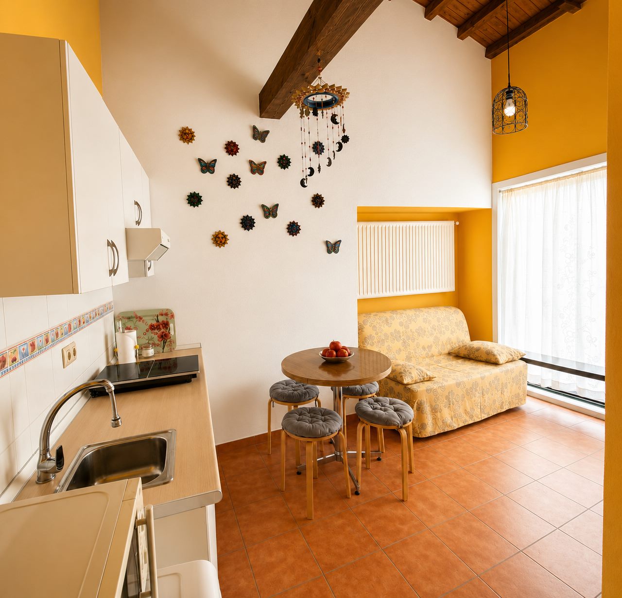 Cocina del apartamento Sol