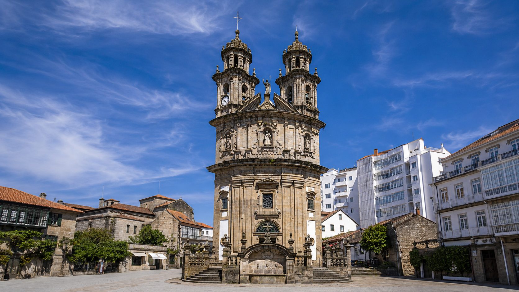 Basílica de Santa María en Pontevedra